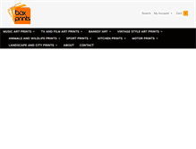 Tablet Screenshot of boxprints.co.uk